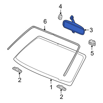 Ford OE - Front Interior Rear View Mirror