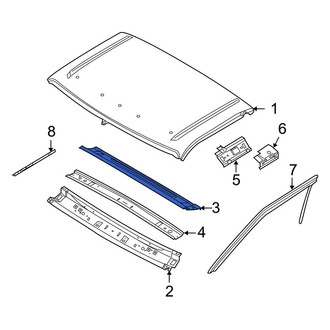 Ford OE - Rear Roof Header Panel