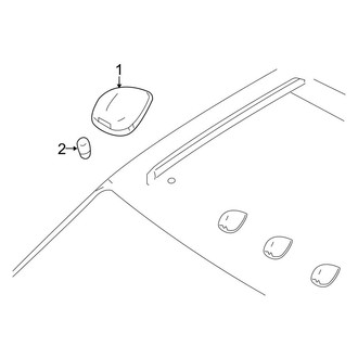Ford OE - Cab - Roof Lamps (Regular Cab), (Regular Cab)