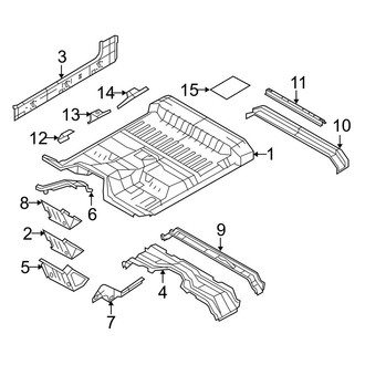 Ford OE - Cab - Floor (SuperCab)