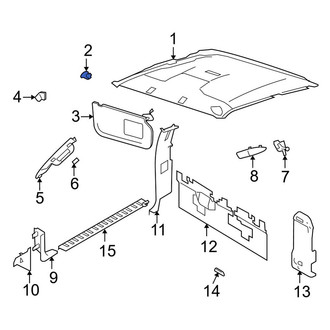Ford OE - Headliner Hardware Kit