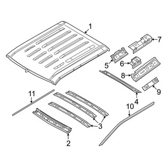 Ford OE - Cab - Roof & Components (Crew Cab)