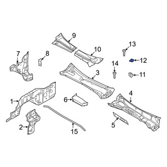 Ford OE - Cowl Cover Screw