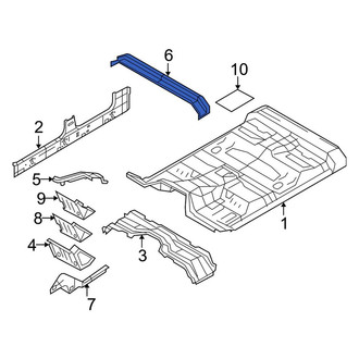 Ford OE - Rear Floor Pan Crossmember