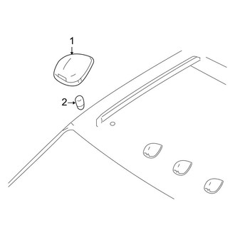 Ford OE - Cab - Roof Lamps (Crew Cab)