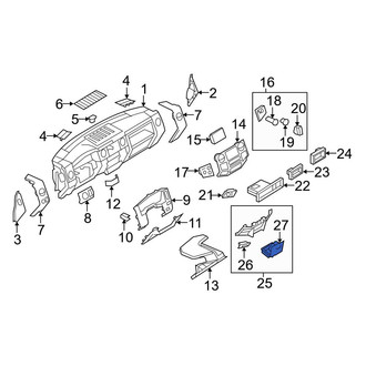 Ford OE - Instrument Panel Ashtray