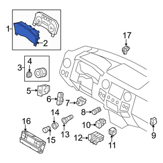 Ford OE - Instrument Panel Lens