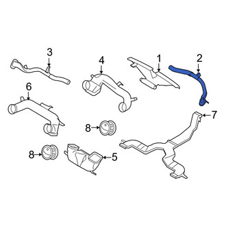 Ford OE - Right Instrument Panel Air Duct