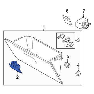 Ford OE - Front Glove Box Latch