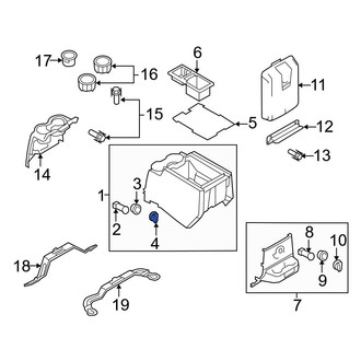 Ford OE - 12 Volt Accessory Power Outlet Cover