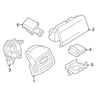 Ford OE - Restraint Systems - Air Bag Components (Crew Cab)
