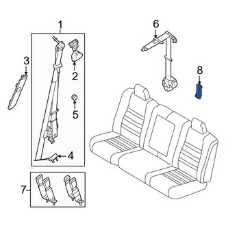 Ford OE - Child Restraint Anchor Plate