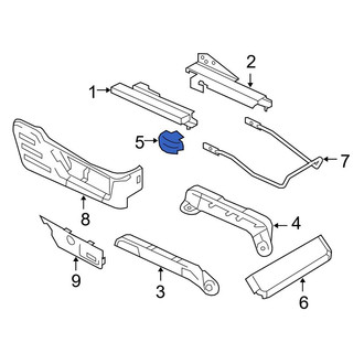 Ford OE - Front Inner Seat Track Cover