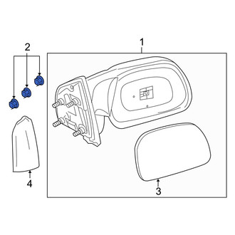 Ford OE - Door Mirror Nut