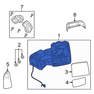 Ford OE - Front Left Door Mirror