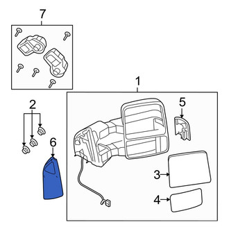Ford OE - Front Right Inner Door Mirror Trim Ring