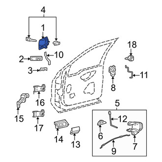 Ford OE - Front Left Outer Exterior Door Handle