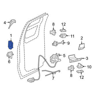 Ford OE - Rear Right Outer Exterior Door Handle