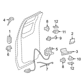 Ford OE - Rear Door - Lock & Hardware (SuperCab)