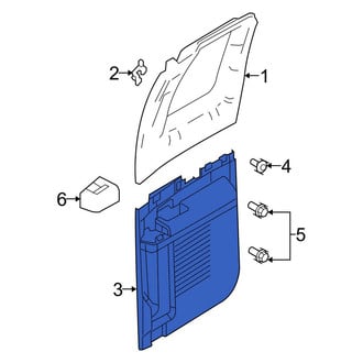 Ford OE - Front Left Outer Door Outer Panel