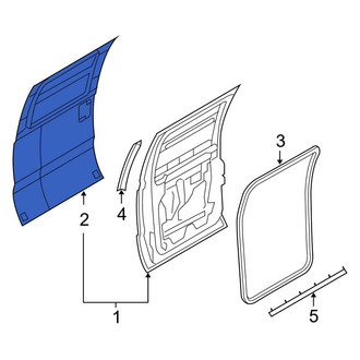 Ford OE - Rear Left Outer Door Outer Panel