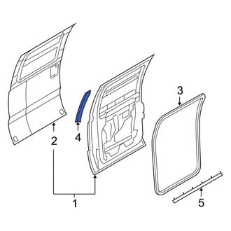 Ford OE - Rear Left Outer Door Seal