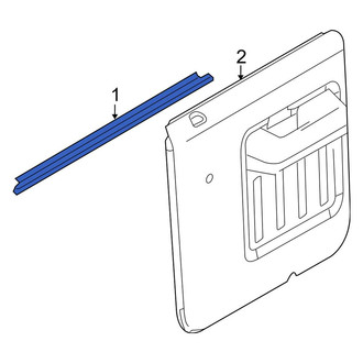 Ford OE - Rear Inner Door Window Belt Weatherstrip