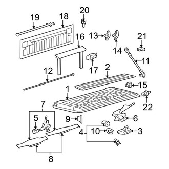 Ford OE - Pick Up Box - Tail Gate (6' Box), (Crew Cab)