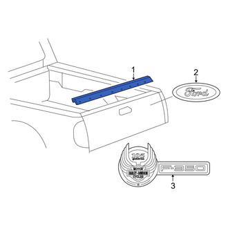Ford OE - Rear Tailgate Molding