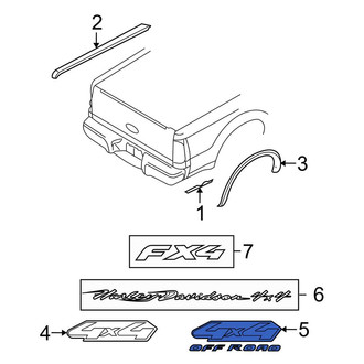 Ford OE - Rear Truck Bed Decal