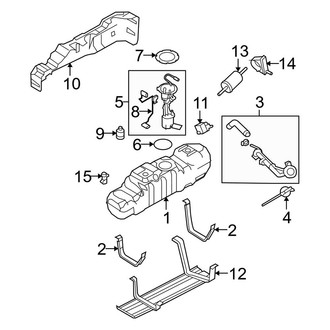 Ford OE - Fuel System Components (Crew Cab 6.8L)