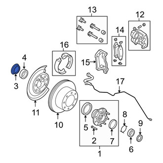 Ford OE - Rear Wheel Seal