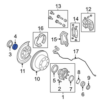 Ford OE - Front Outer Wheel Bearing
