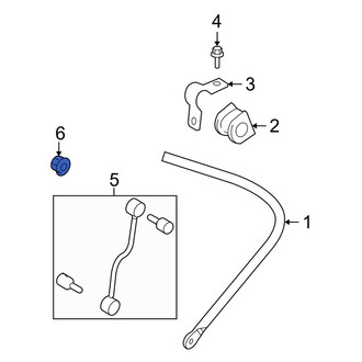 Ford OE - Steering Damper Nut