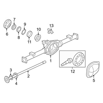Ford OE - Rear Suspension - Axle Housing