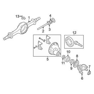 Ford OE - Rear Suspension - Axle Housing (Crew Cab)