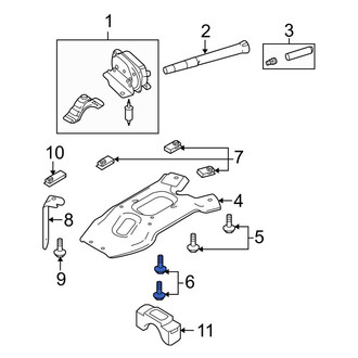 Ford OE - Automatic Transmission Vibration Absorber Bolt