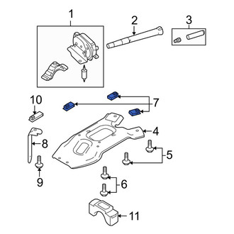 Ford OE - Spare Tire Hoist Nut