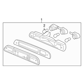 Ford OE - Rear Lamps - High Mounted Stop Lamp (Crew Cab)