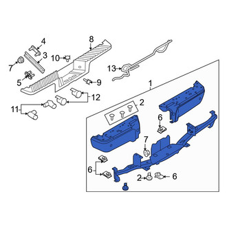 Ford OE - Rear Bumper Face Bar