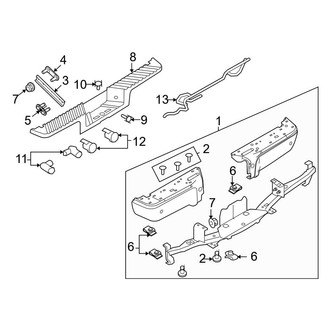 Ford OE - Rear Bumper - Bumper & Components (Crew Cab)