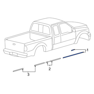 Ford OE - Front Left Body Decal Kit