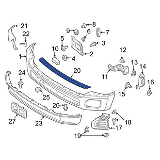 Ford OE - Front Bumper Step Pad
