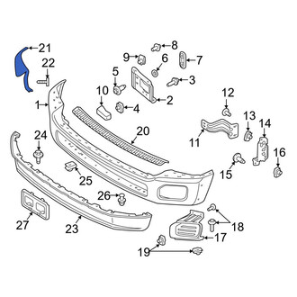 Ford OE - Front Right Bumper Trim