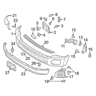 Ford OE - Front Bumper - Bumper & Components