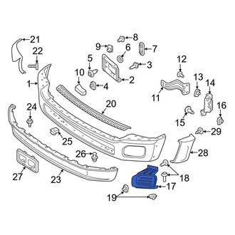 Ford OE - Front Right Fog Light Trim