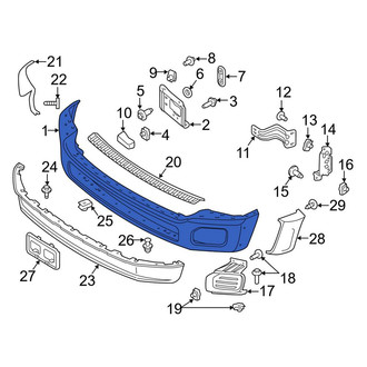 Ford OE - Front Bumper Face Bar