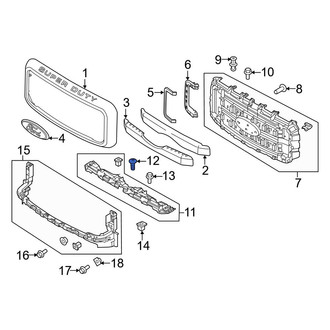 Ford OE - Grille Rivet