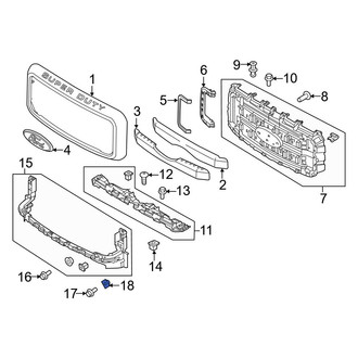 Ford OE - Headlight Mounting Nut