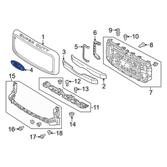 Ford OE - Front Grille Emblem